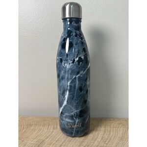 S'well Stainless Steel Water Bottle in the Blue Marble or Blue Granite‎ pattern
